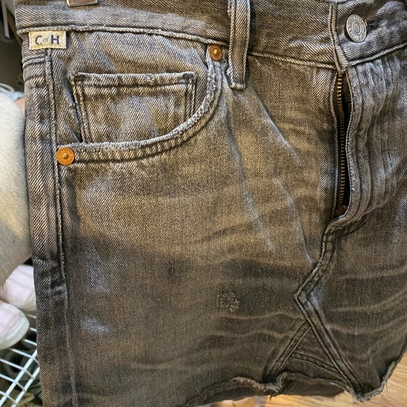 Citizens of Humanity Grey Jean skirt size 24 - Picture 5 of 5